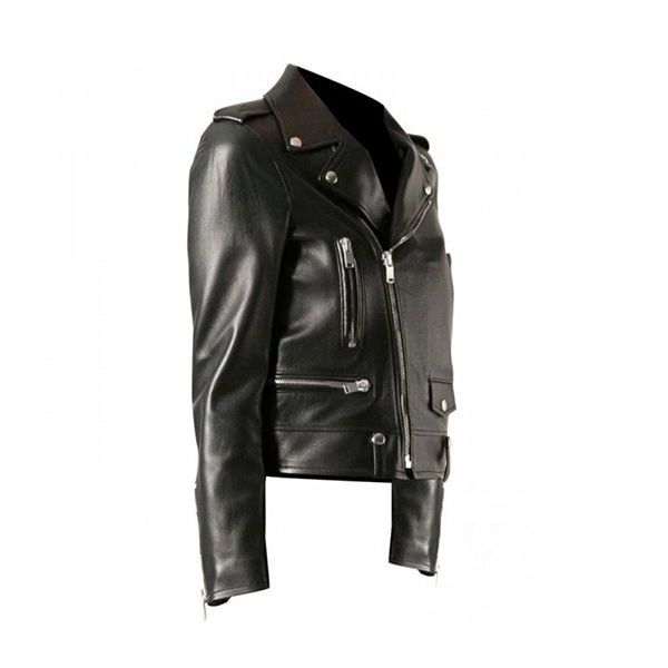 Mariah Carey Black Motorcycle Style Leather Jacket - Famous Jackets