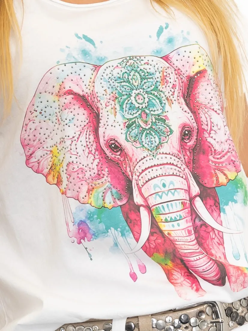 Marta du Chateau Marie 1535 t-shirt pink elephant