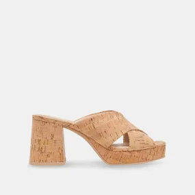 MARTIN HEELS NATURAL CORK– Dolce Vita 6884990058562