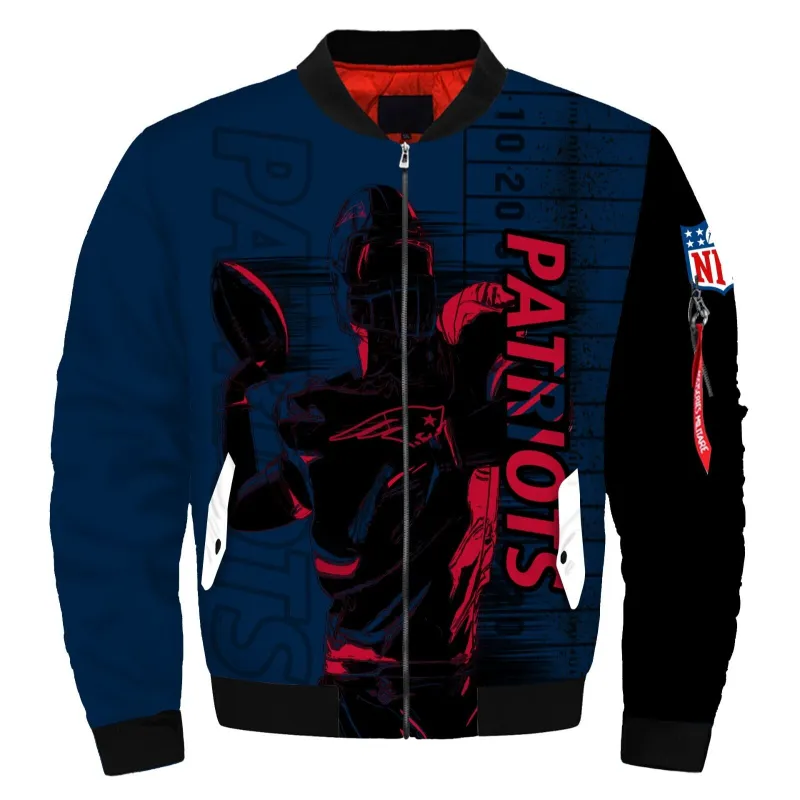 New England Patriots Bomber Jacket - William Jacket