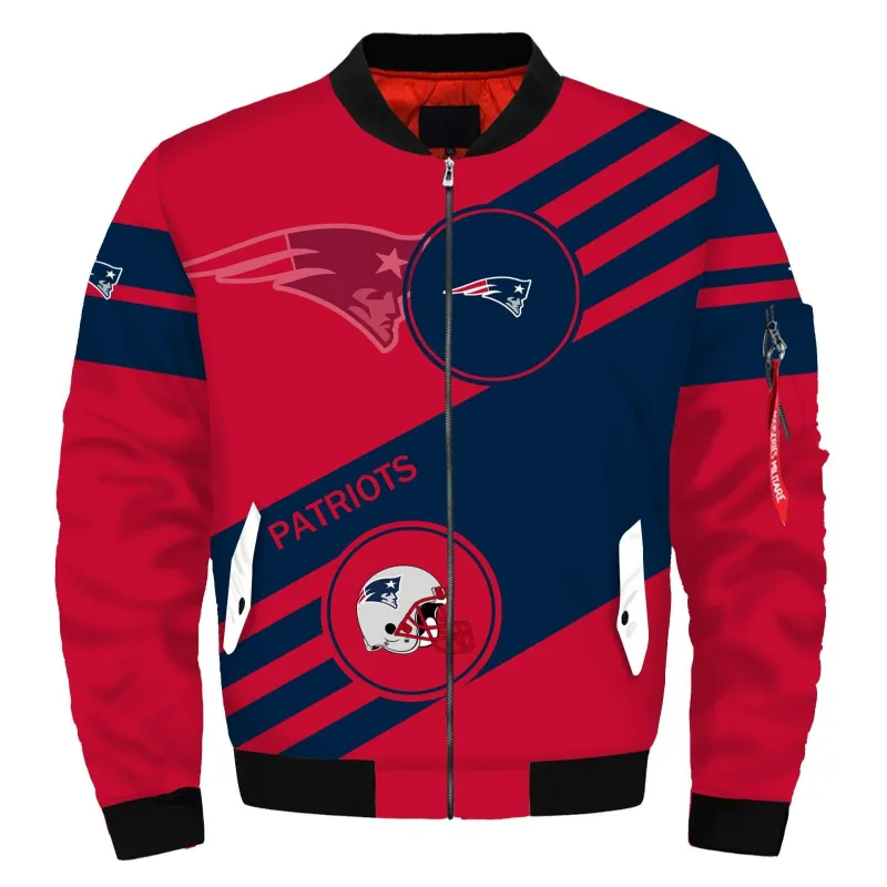 New England Patriots Bomber Jacket - William Jacket