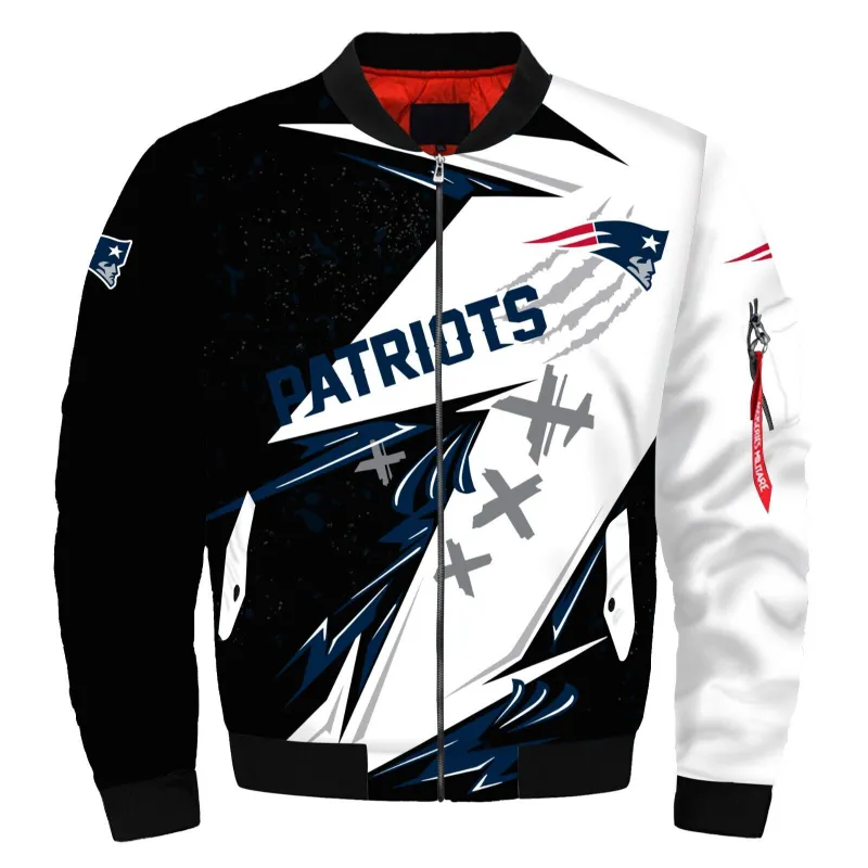 New England Patriots Bomber Jacket - William Jacket