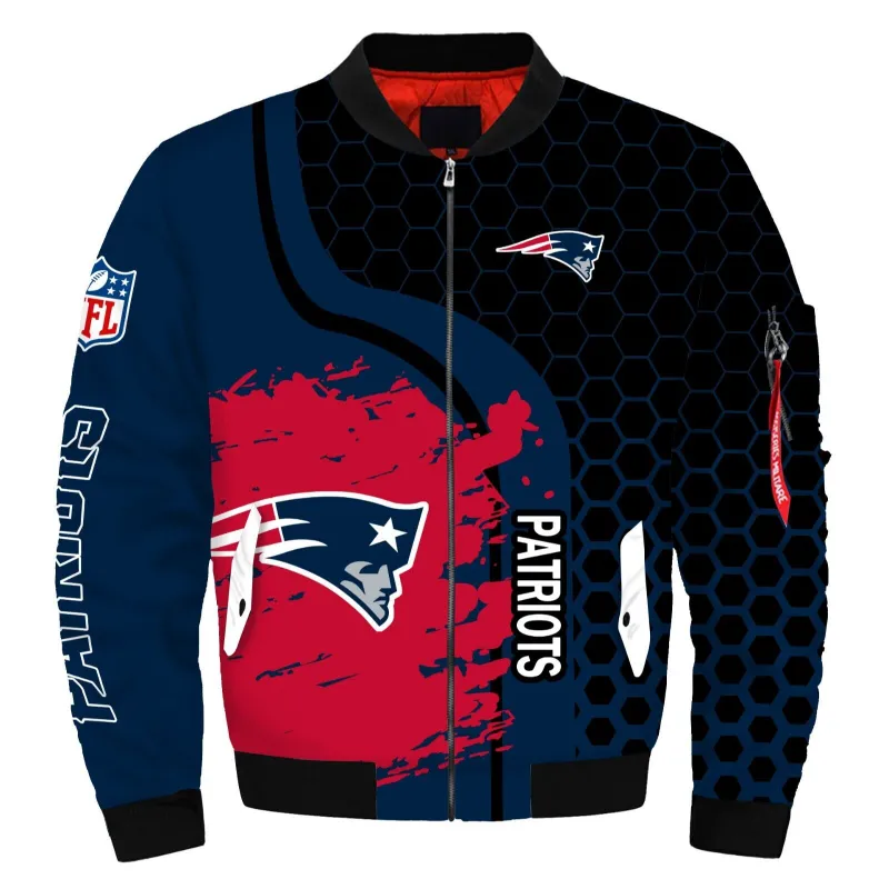 New England Patriots Bomber Jacket - William Jacket