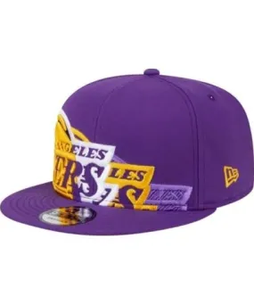 New Era Men's NBA Los Angeles Lakers Sport Night Team Shadow 9FIFTY Snapback Hat