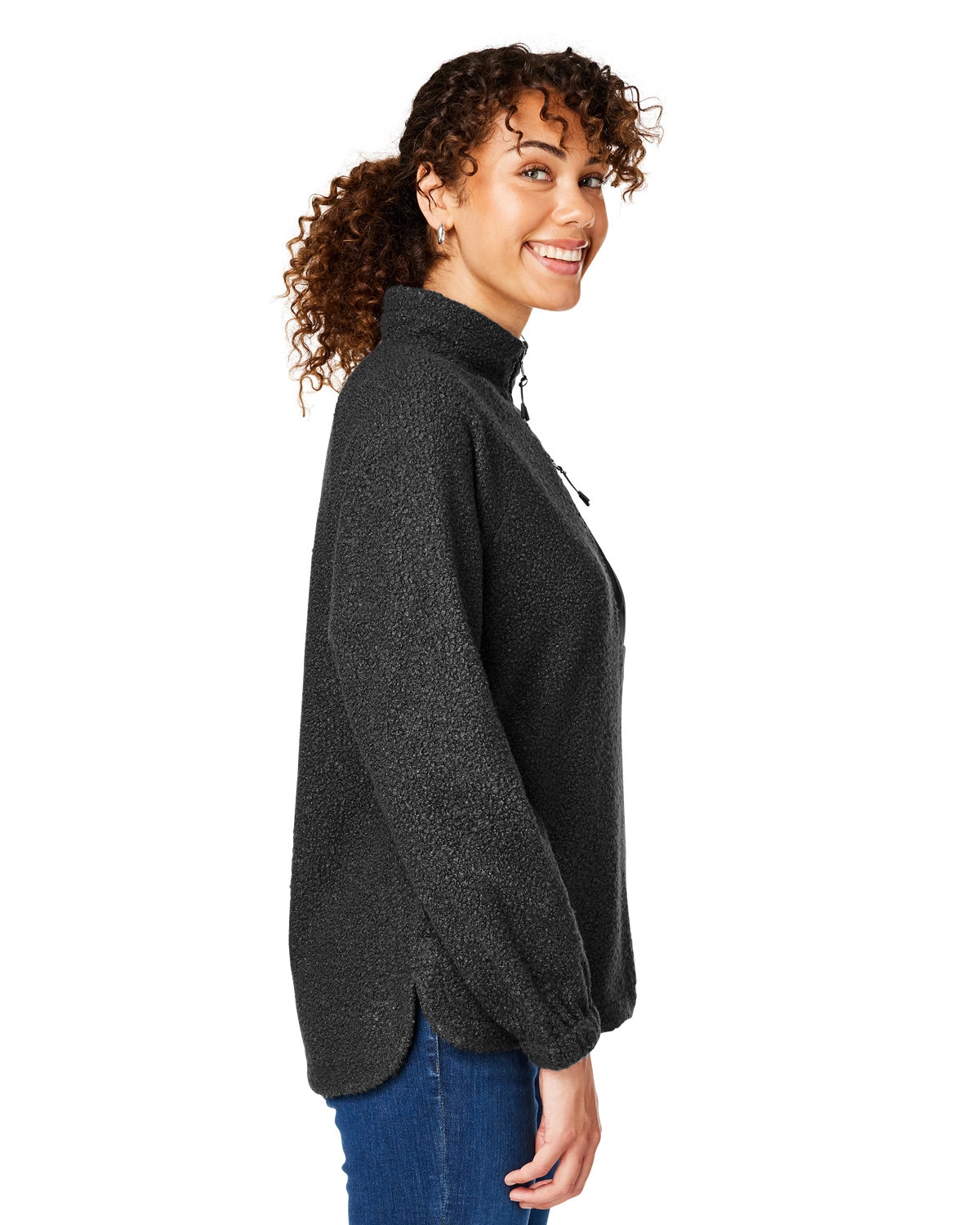 North End NE713W Ladies' Aura Sweater Fleece Quarter-Zip SKU: NE713W