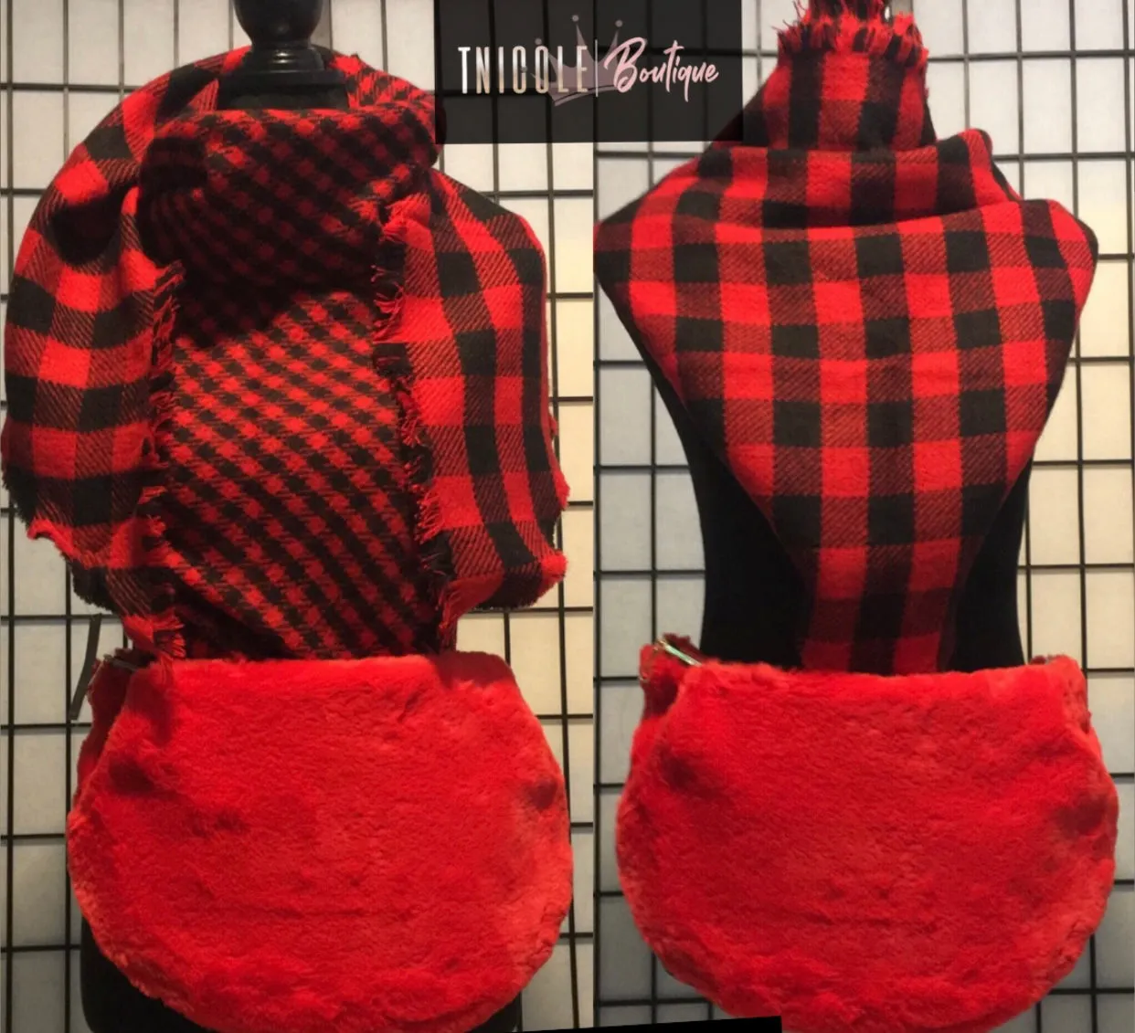 Reversible Madd For Plaid Scarf