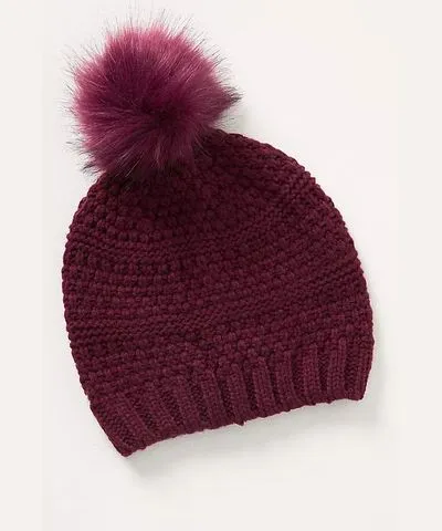 San Diego Hat Co. Textured Knit Pom Beanie