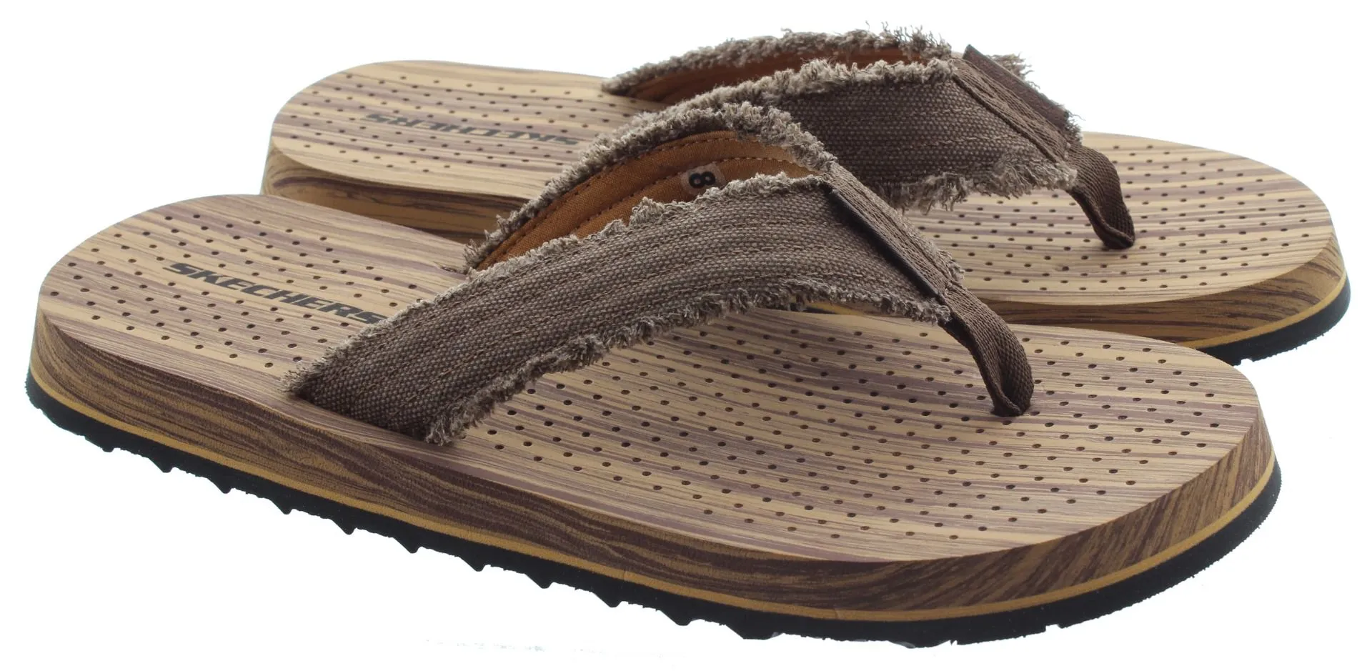 SKECHERS Mens 205098 Tantric Fritz Toepost Sandals In Brown