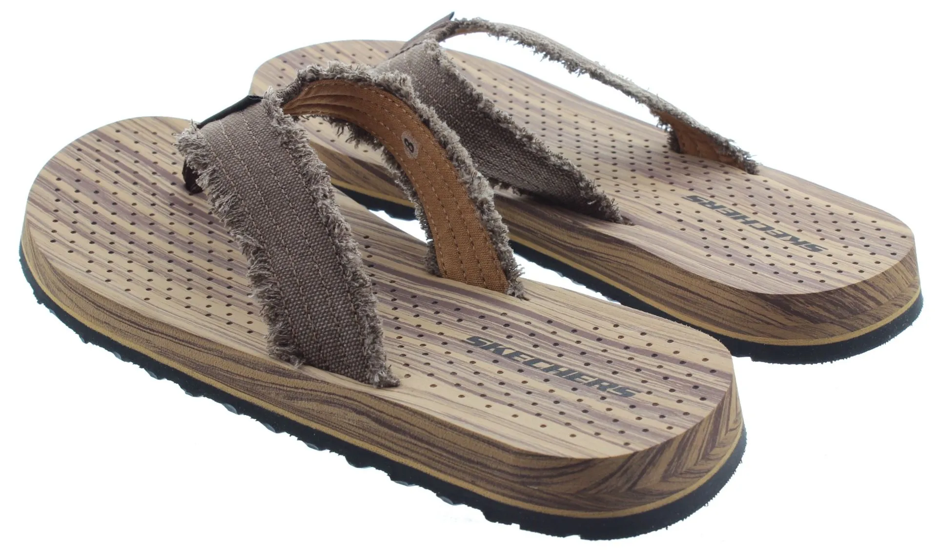 SKECHERS Mens 205098 Tantric Fritz Toepost Sandals In Brown