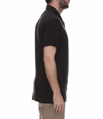 SOL ANGELESCLASSIC SHORT SLEEVE POLO IN COTTON FT CHEST POCKET