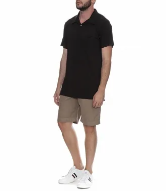 SOL ANGELESCLASSIC SHORT SLEEVE POLO IN COTTON FT CHEST POCKET