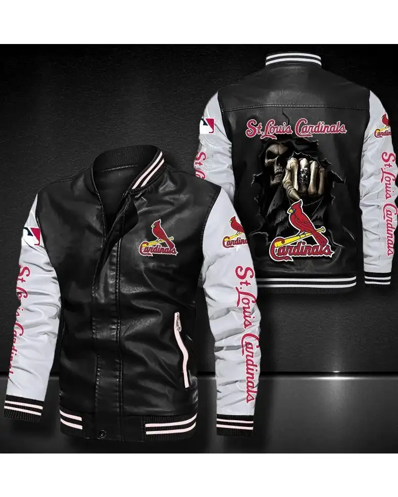 St Louis Cardinals Leather Jacket - William Jacket