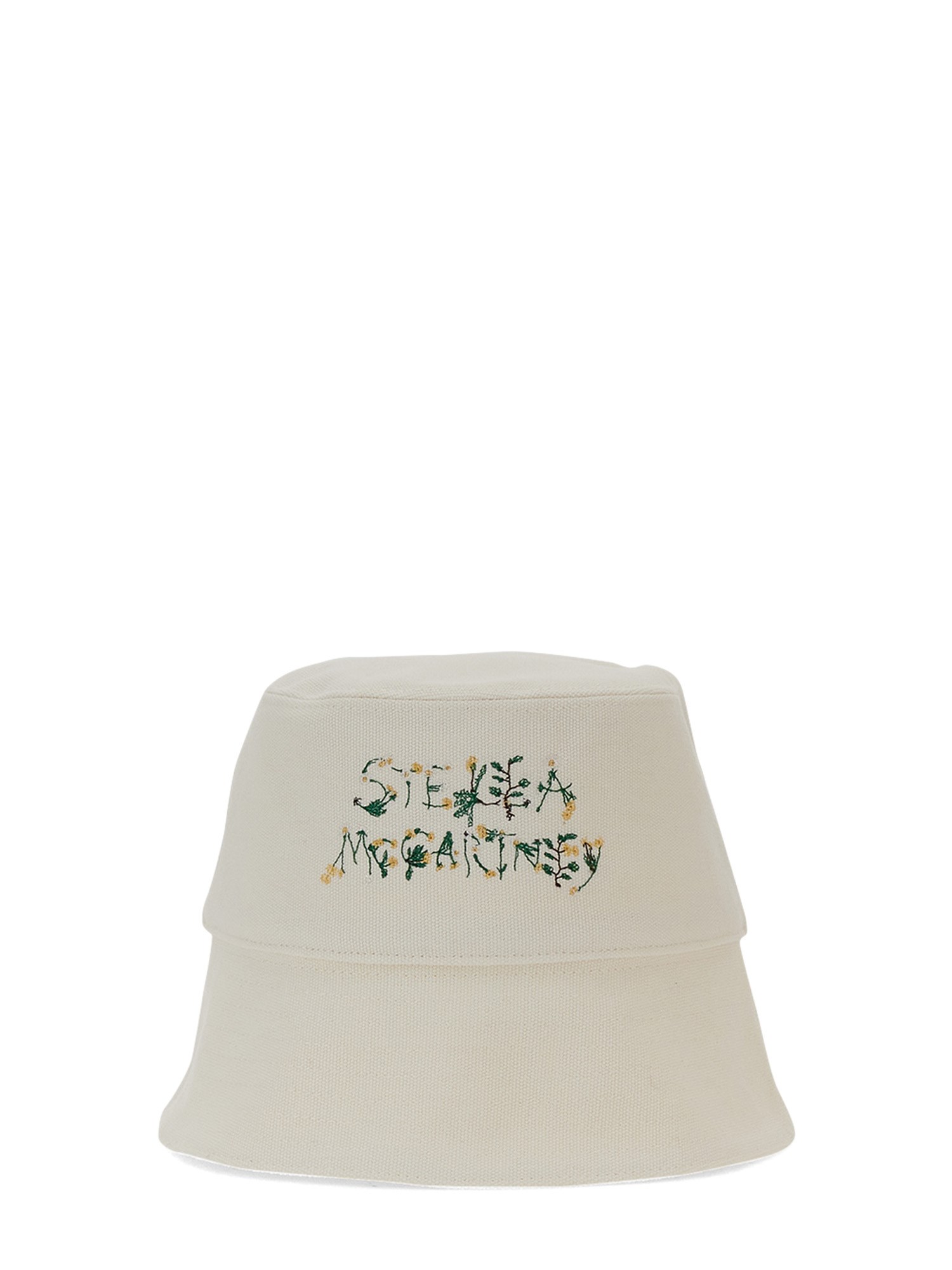 STELLA McCARTNEY    COTTON LOGO BUCKET HAT