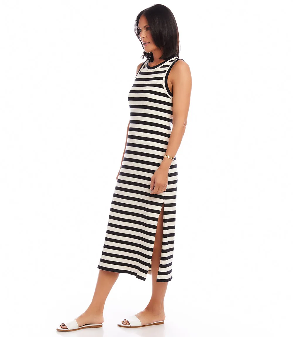 Stripe Midi Column Dress