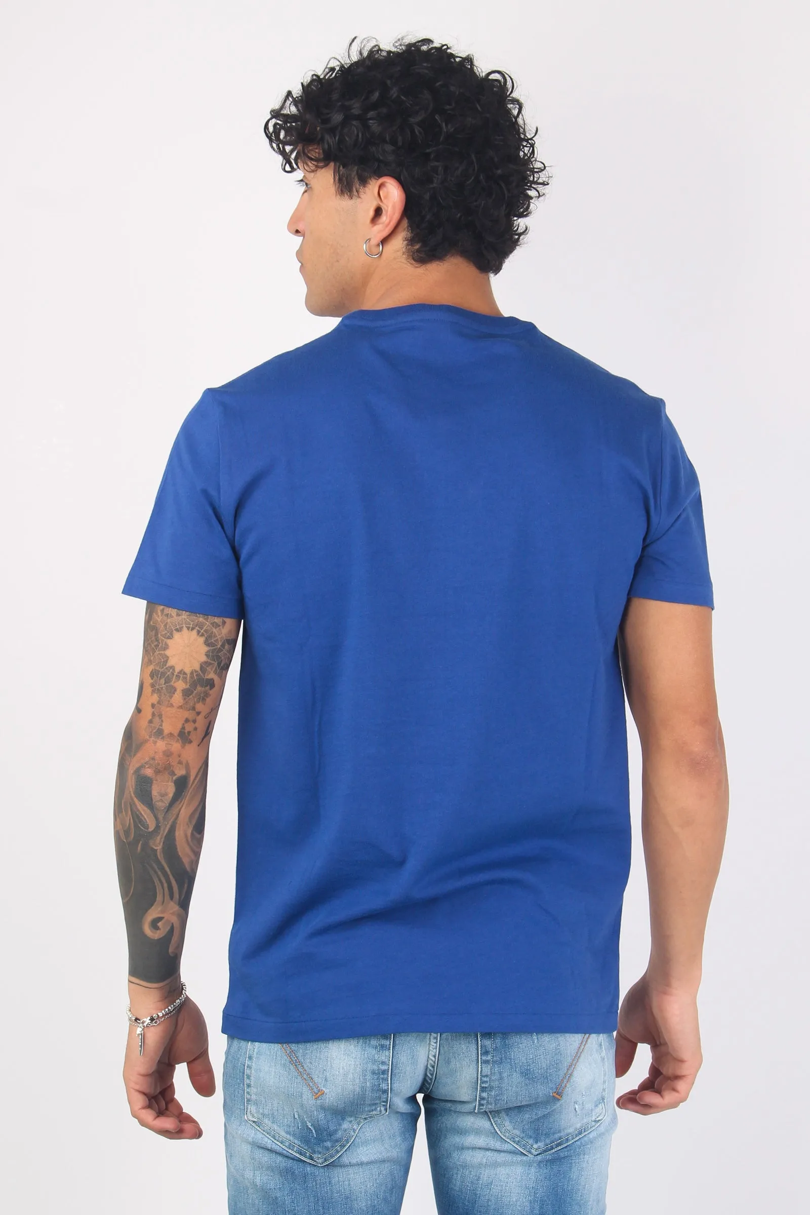 T-shirt Jersey Manica Corta Beach Royal