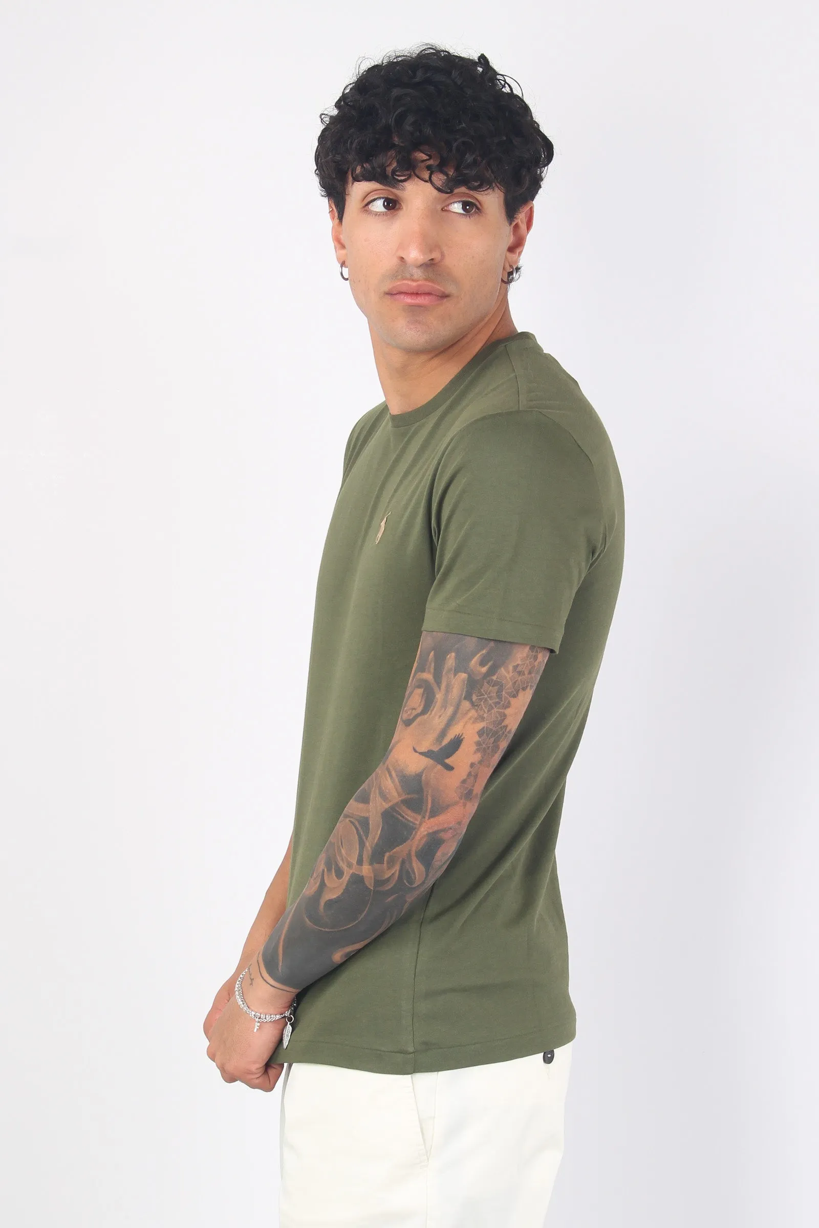 T-shirt Jersey Manica Corta Dark Sage