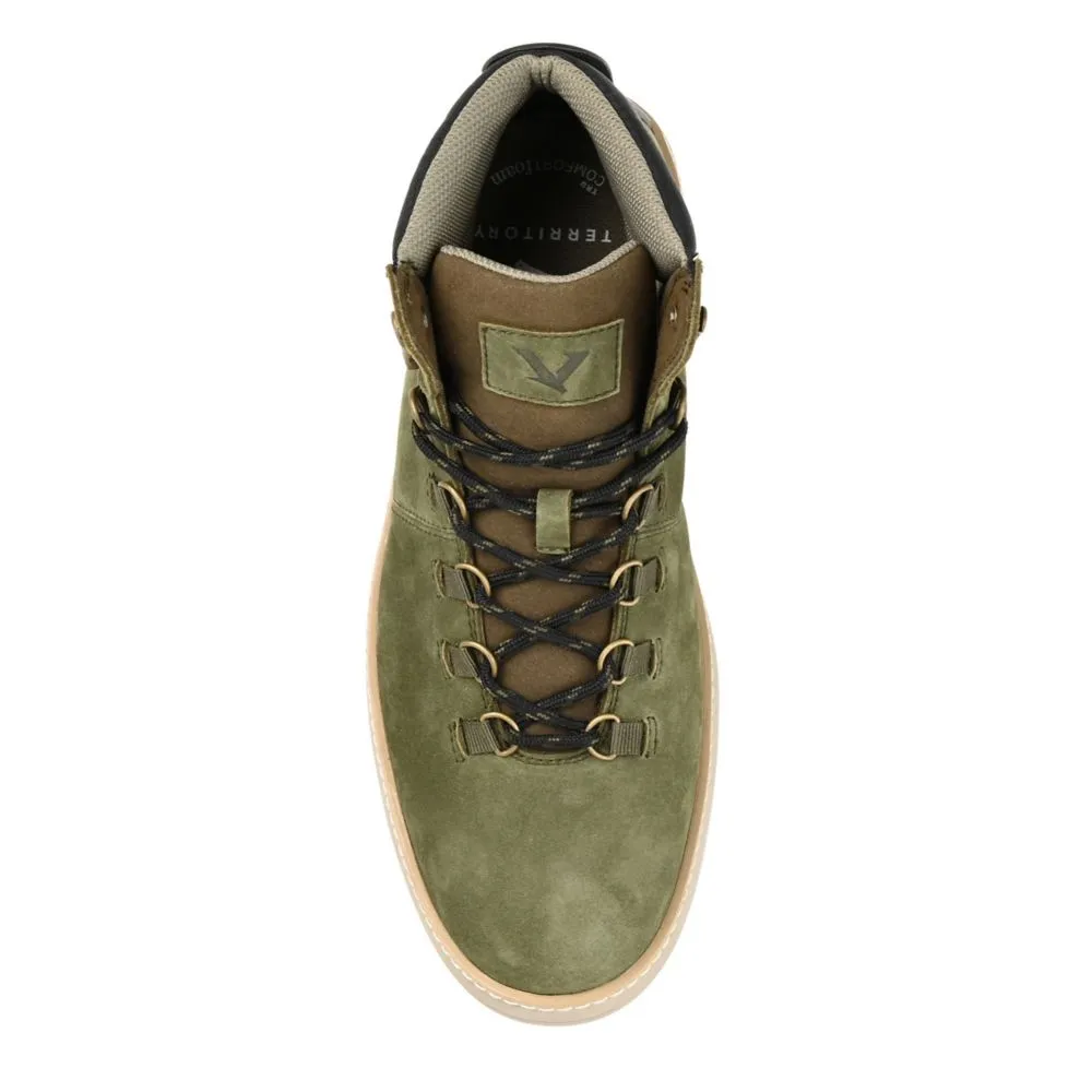 TERRITORY  MENS COMPASS MID SNEAKER