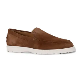 TODS Ibridro Suede Loafers - Brown