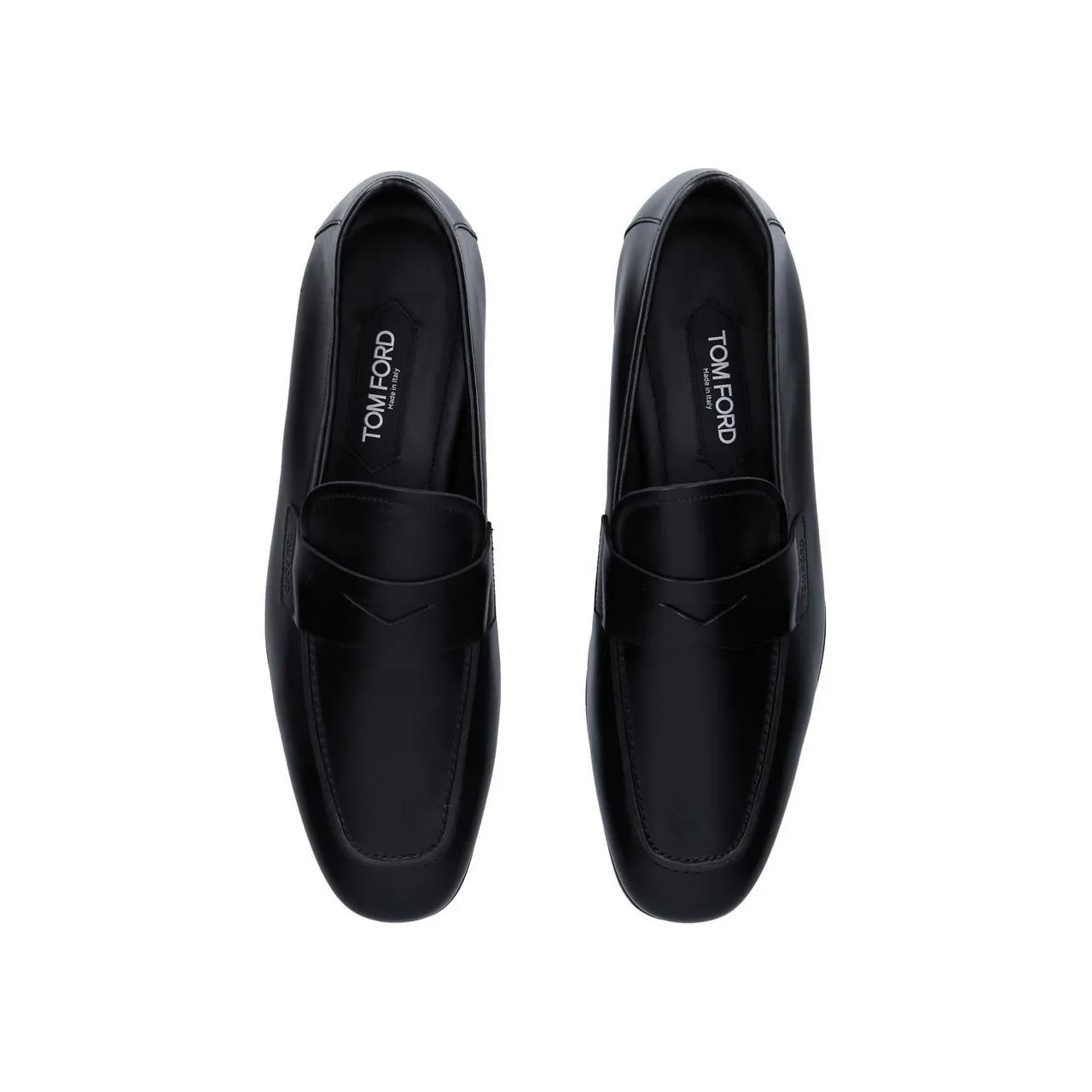 TOM FORD Smooth Leather Loafers - Black