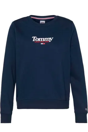 Tommy Hilfiger Women TJW Crew Sweatshirt Navy