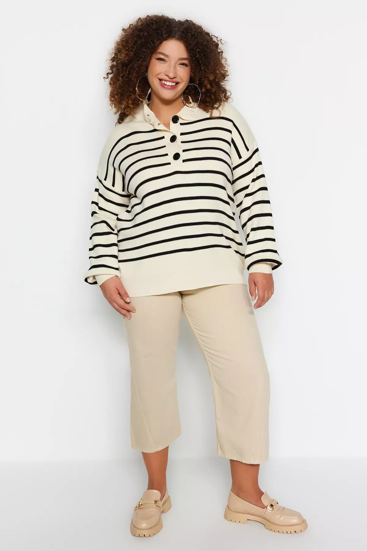 Trendyol Striped Knitwear Sweater