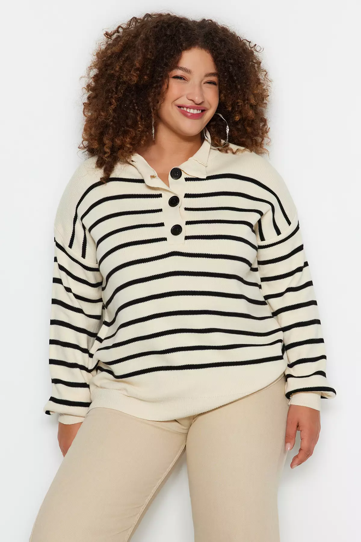 Trendyol Striped Knitwear Sweater