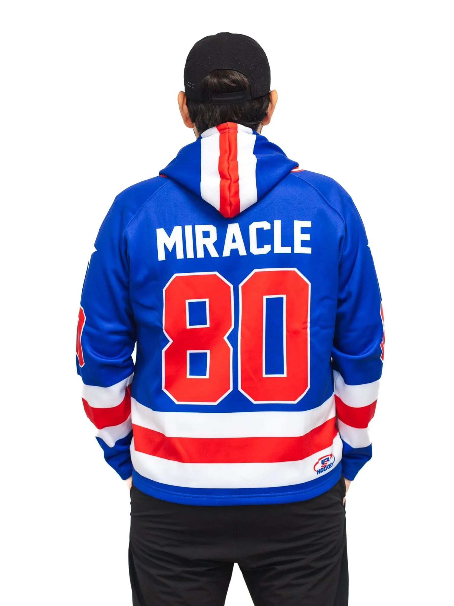 USA Miracle on Ice 1980 Hockey Hoodie