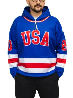 USA Miracle on Ice 1980 Hockey Hoodie