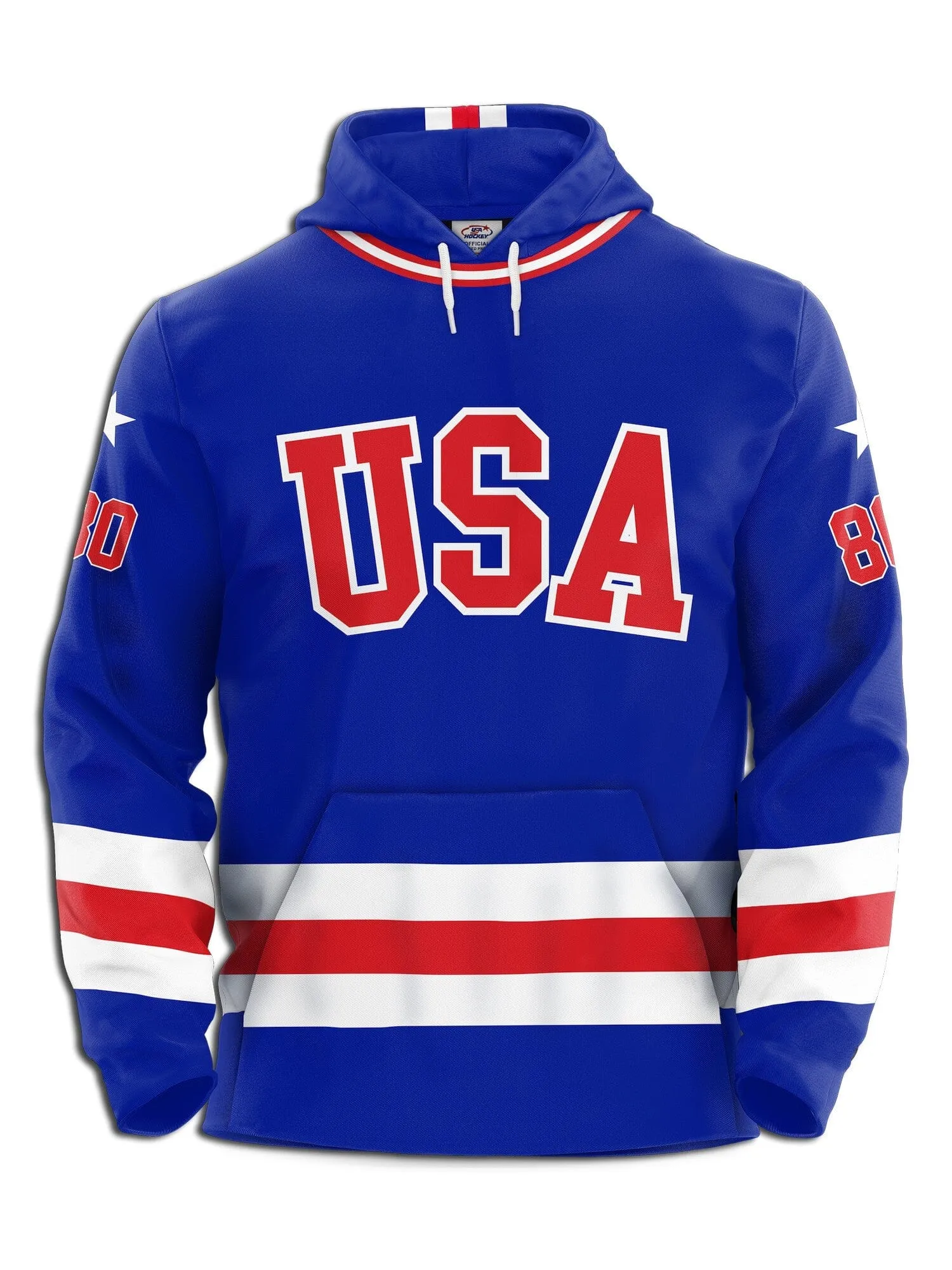 USA Miracle on Ice 1980 Hockey Hoodie