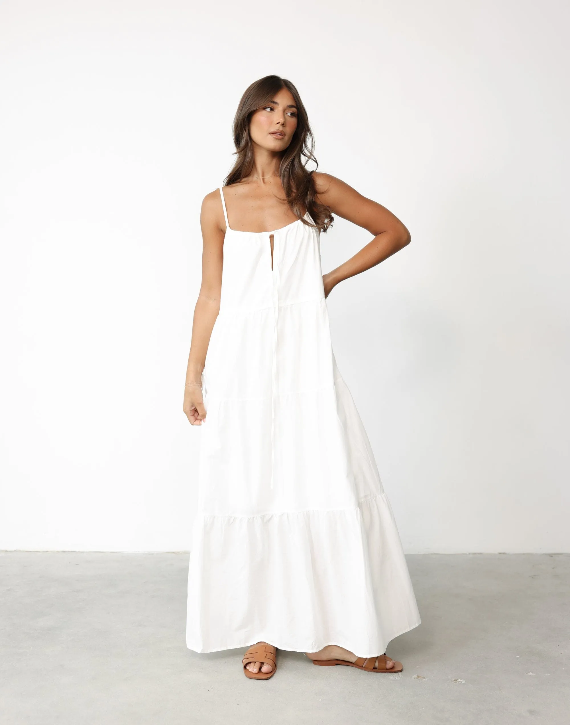 Vanille Maxi Dress (White)