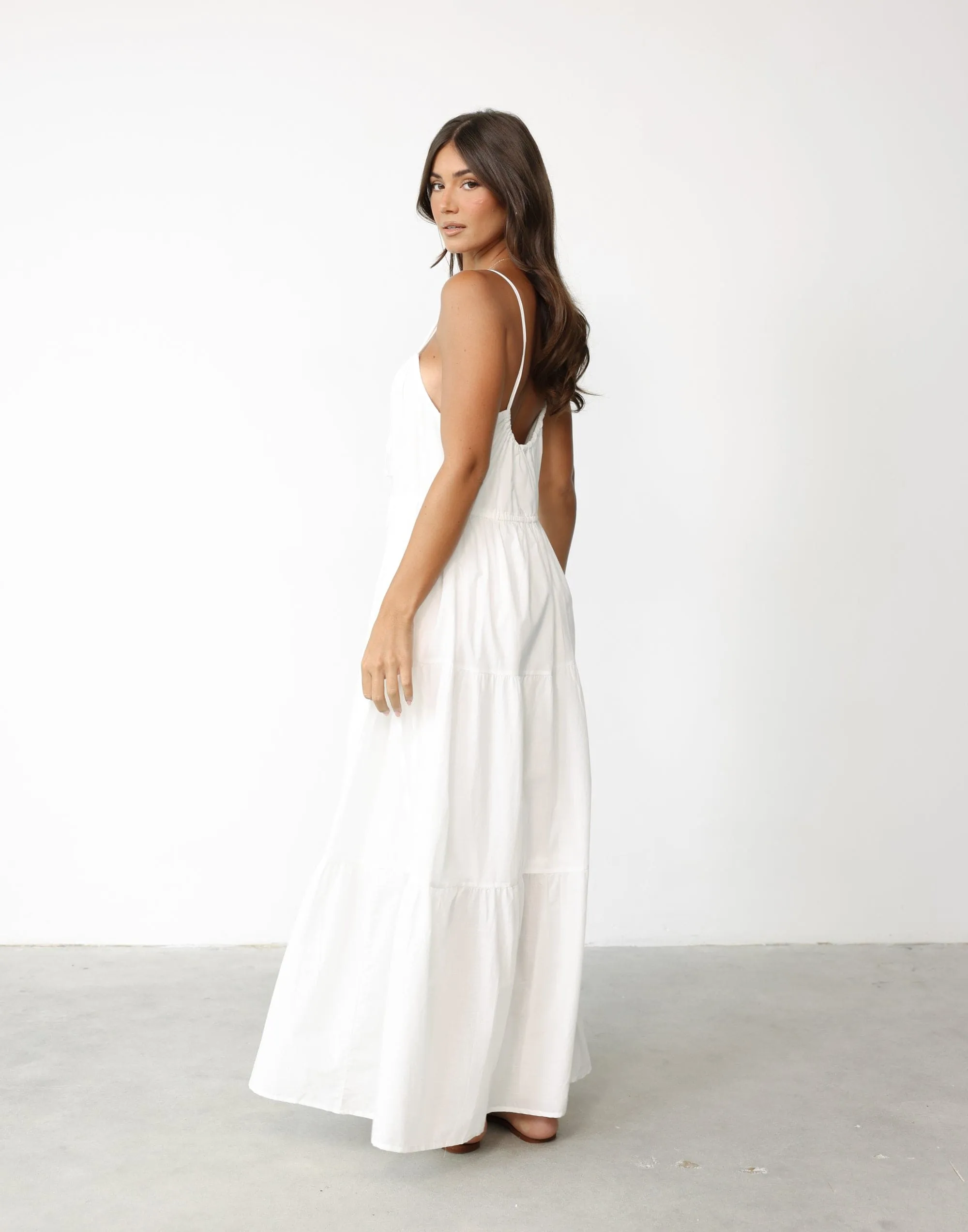 Vanille Maxi Dress (White)