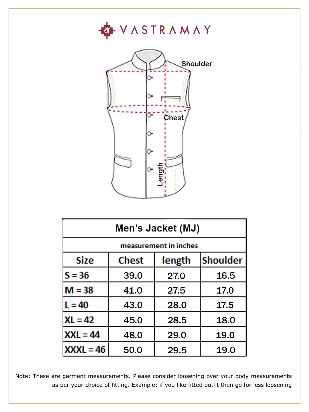 VASTRAMAY Men's White Cotton Waist Coat