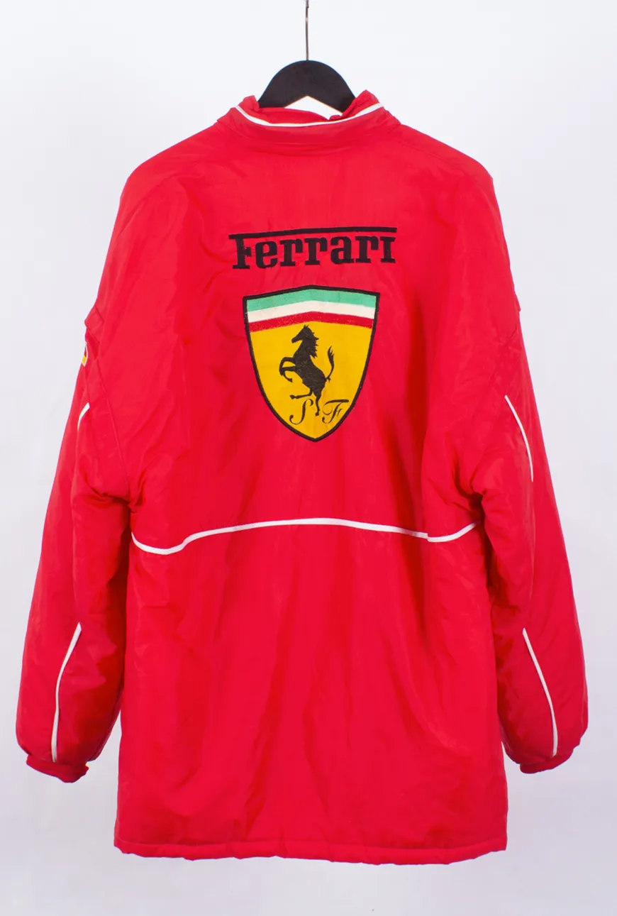 Vintage Ferrari Coat | Vintage Clothing Shop Hull