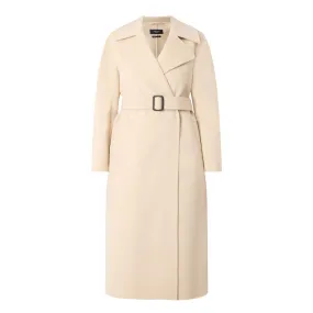 WEEKEND MAX MARA Manu Belted Wrap Coat - Sand