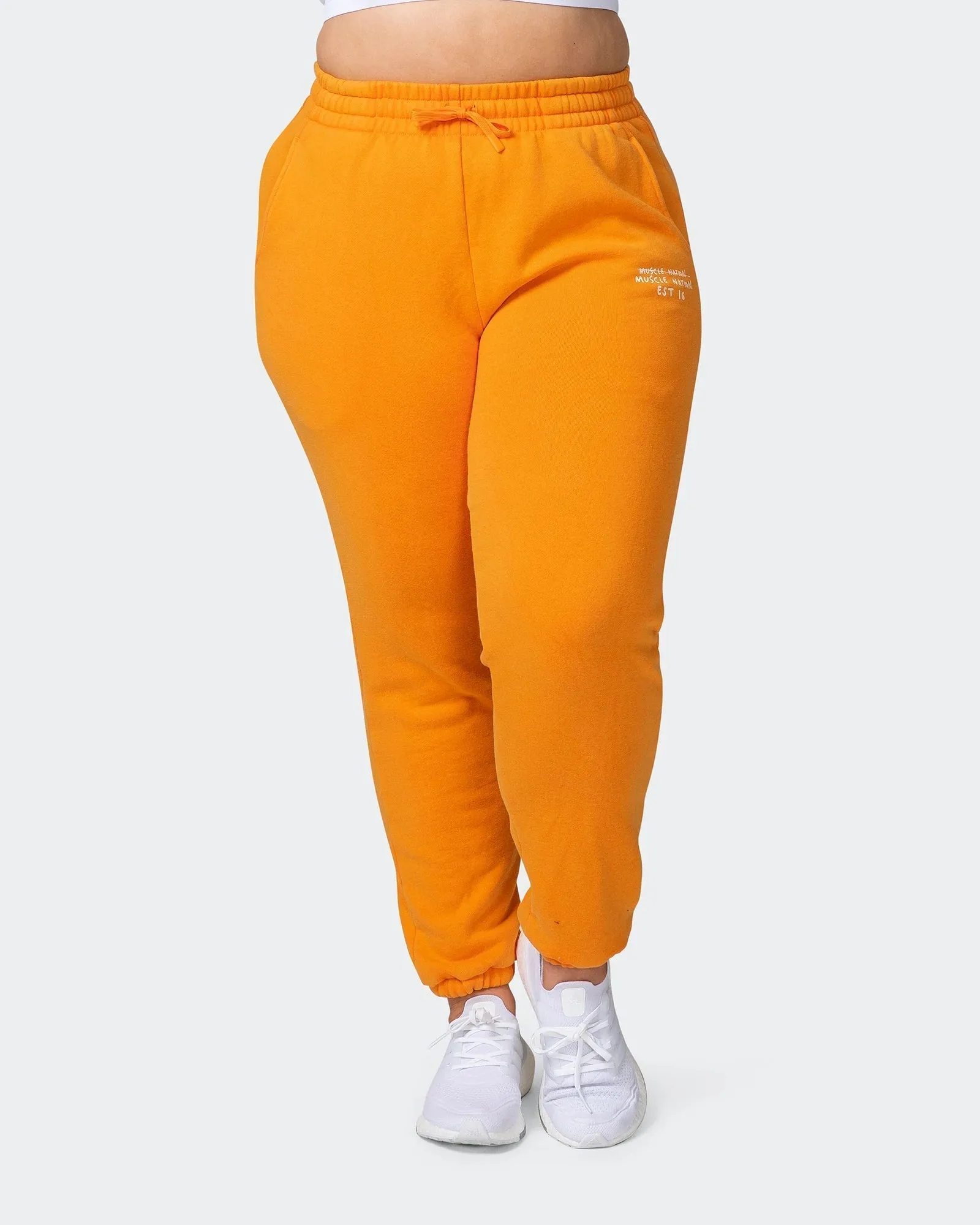 Womens MN Club Vintage Trackies -  Washed Fireball