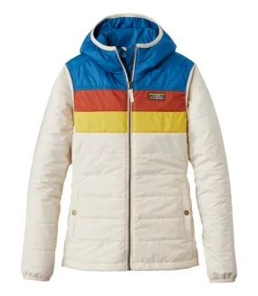 Women's Mountain Classic Puffer Hooded Jacket, Colorblock