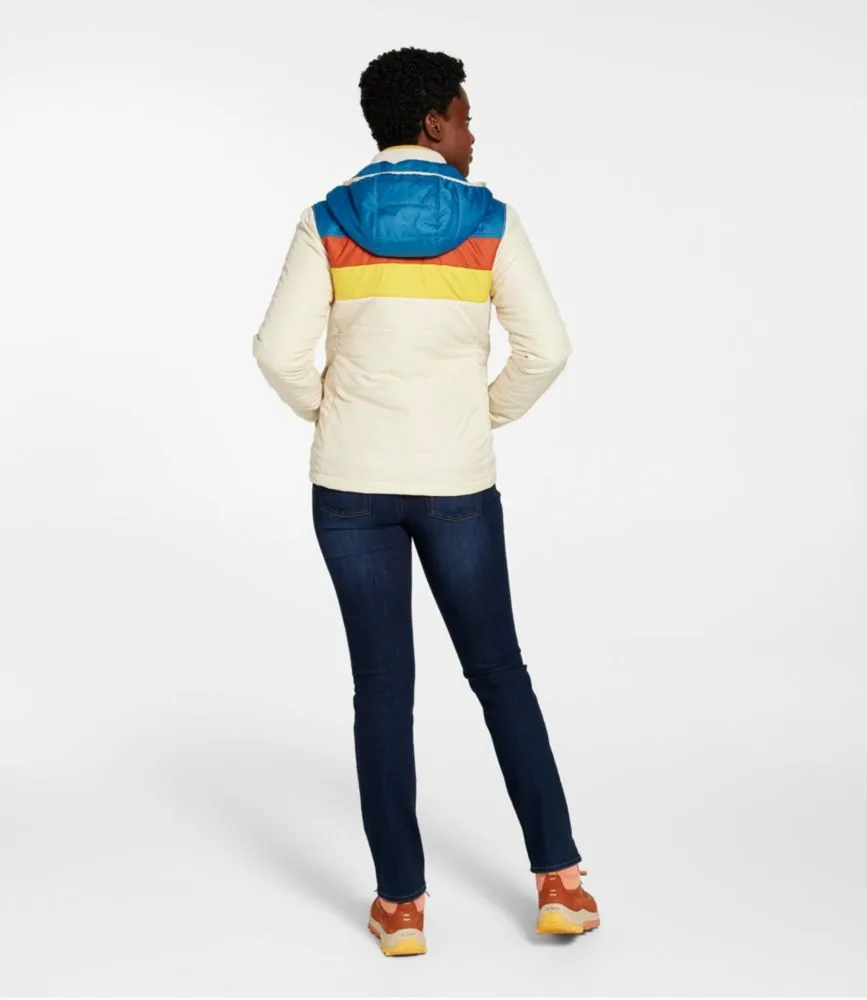 Women's Mountain Classic Puffer Hooded Jacket, Colorblock